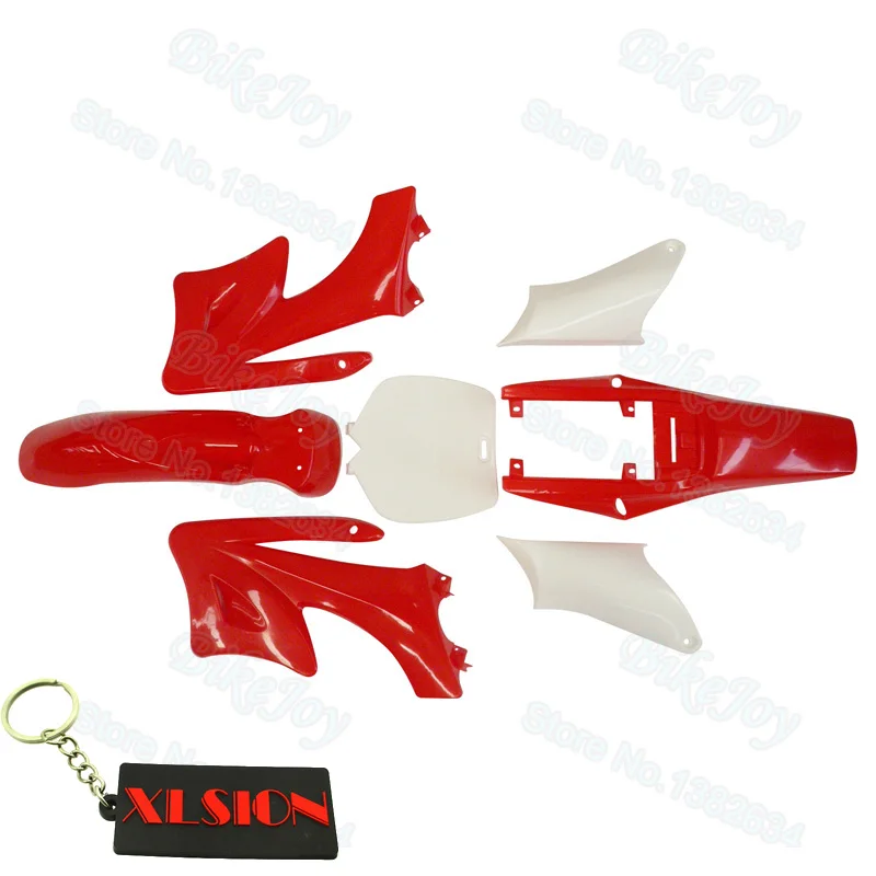 Красный пластиковый обтекатель крыла корпуса Комплект для женских мини
