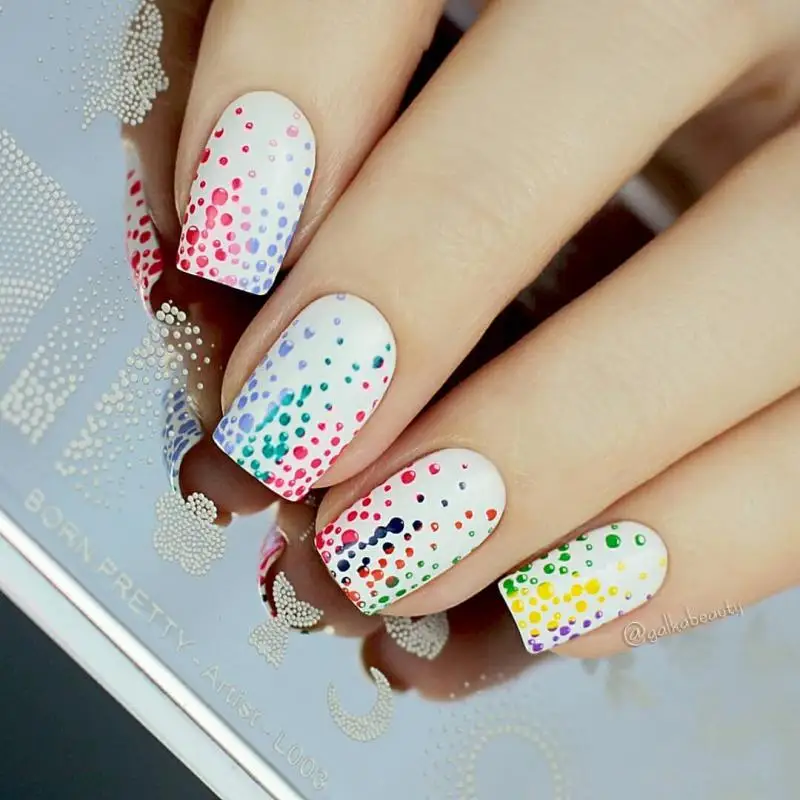 Пластины для стемпинга ногтей BORN PRETTY прямоугольные трафареты дизайна разных