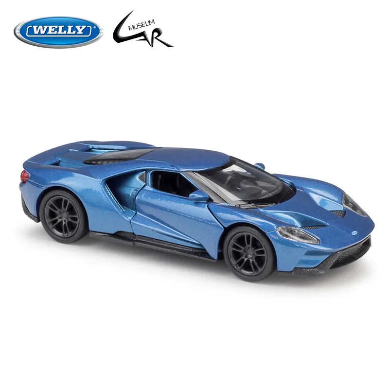 

Welly литая спортивная машина 1:36 2017 Ford GT, модель автомобиля из металлического сплава, демонстрационная коллекция рождественских подарков для ...