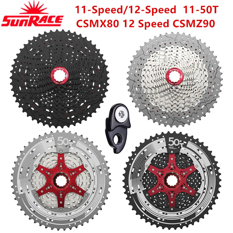 Кассета для горного велосипеда Sunrace CSMZ90 MTB 12-скоростной маховик с переменной