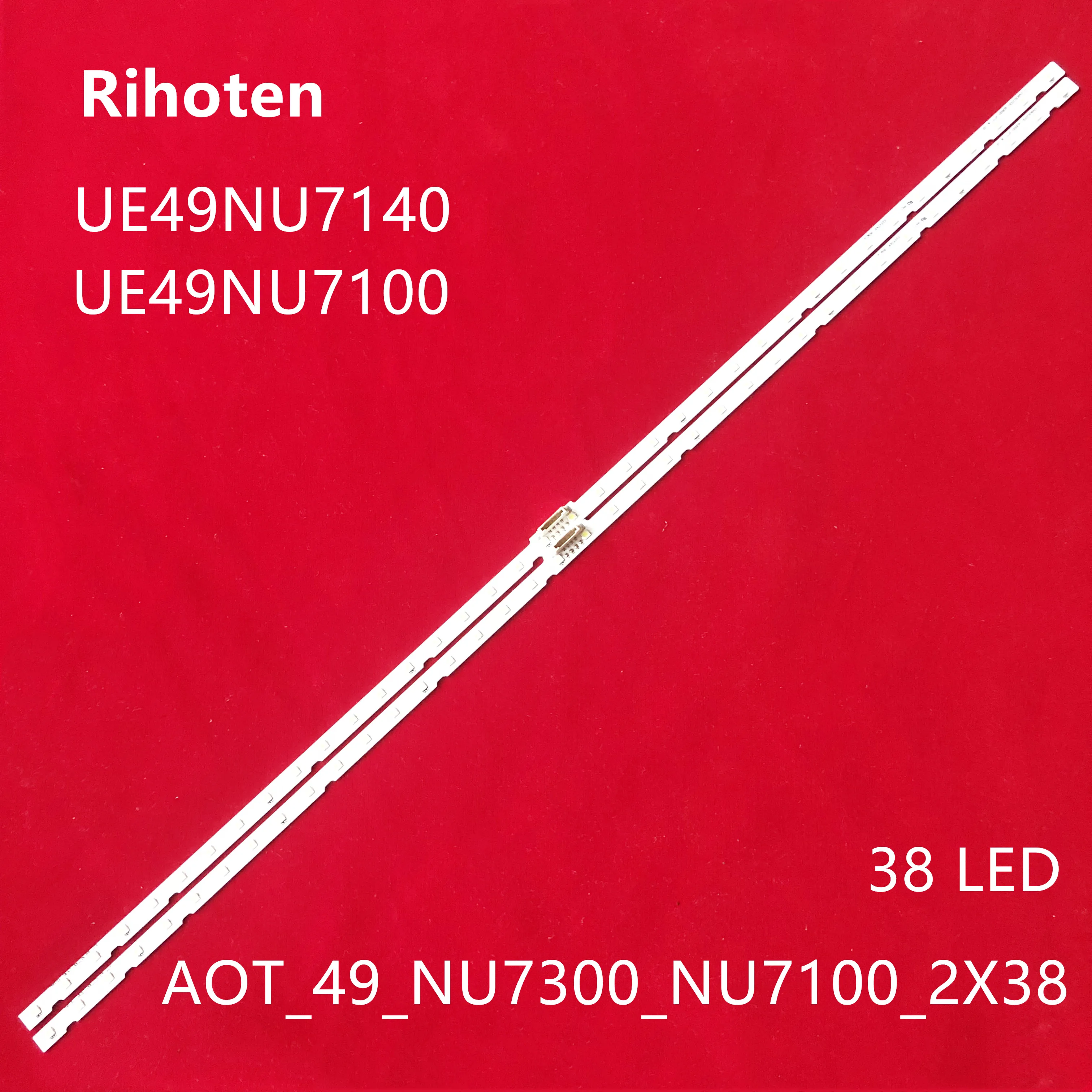 Светодиодная полоса подсветки 38LED для Samsung 49 &quotTV UE49NU7140U UE49NU7100U _|Светодиодные