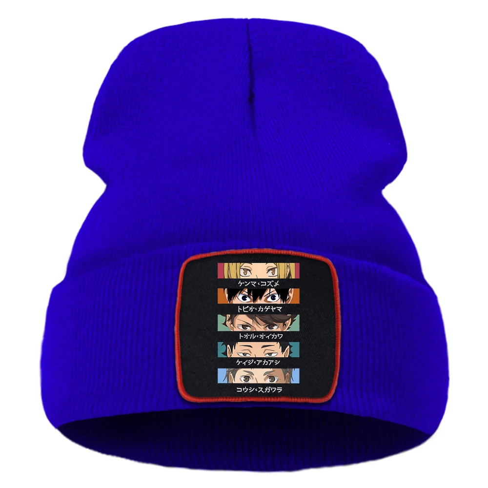 Шапка Haikyuu унисекс с креативным принтом спортивных глаз шапка в стиле хип-хоп