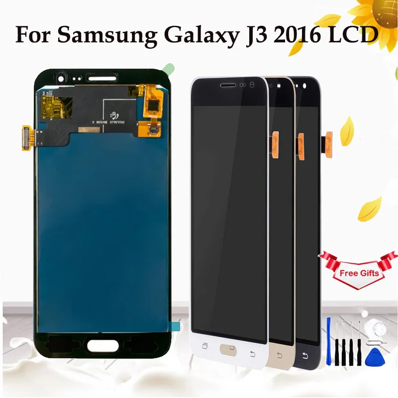 Для samsung Galaxy J3 J320 ЖК-дисплей кодирующий преобразователь сенсорного экрана в сборе для GALAXY J3 J320 J320FN ЖК-дисплей Замена