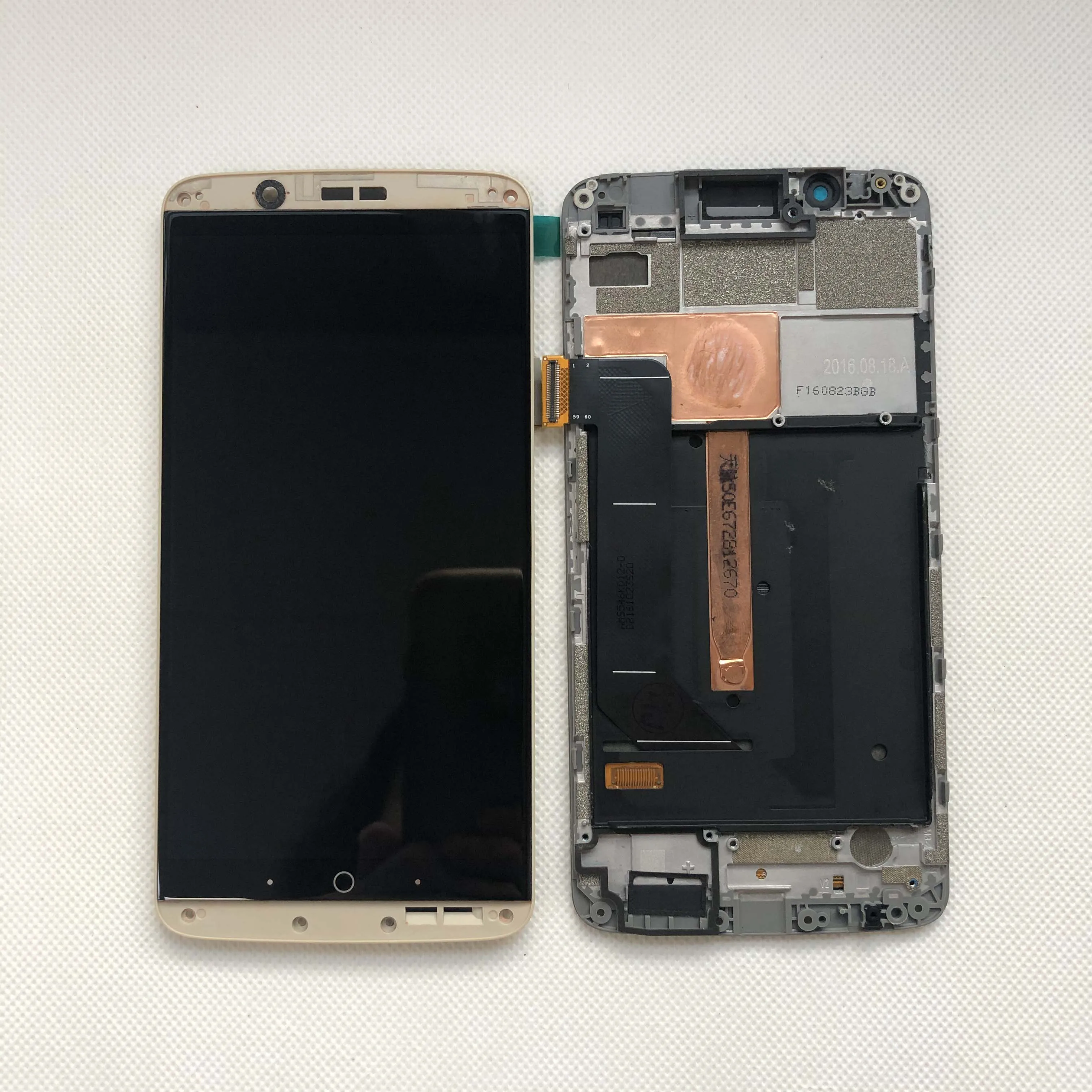 Новый ЖК дисплей Amoled для ZTE Axon 7 A2017 A2017U A2017G полный с сенсорным экраном и