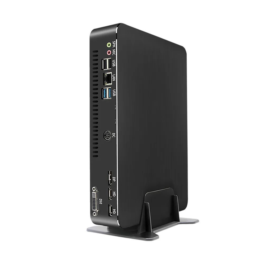 Kaufen Micro Fanless Mini Computer Minipc Windows 10 /Linux Desktop-Gaming-PC Intel E3-1231V3 Gewidmet Karte GTX1650 Grafiken 4K HDMI