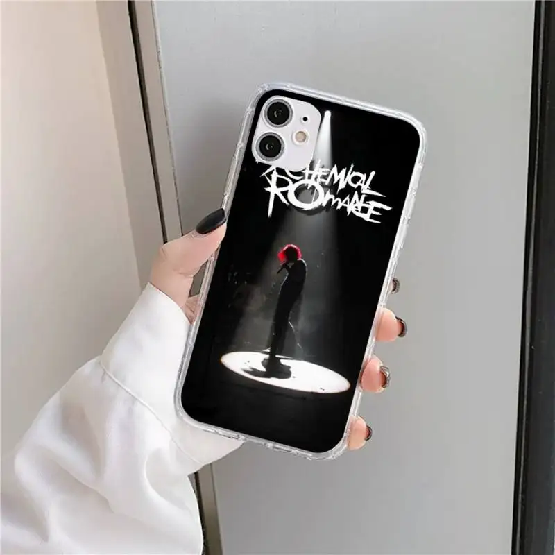 

My Chemical Romance Phone Case Transparent soft For iphone 5 5s 5c se 6 6s 7 8 11 12 plus mini x xs xr pro max