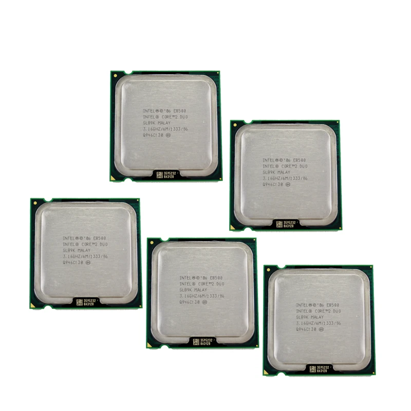 Процессор Intel Core 2 Duo E8500 двухъядерный 3 16 ГГц FSB1333MHz Socket 775 cpu 5 шт./лот | Компьютеры и - Фото №1