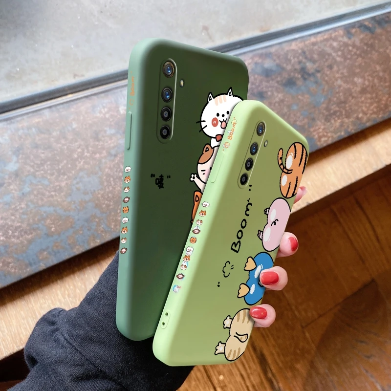 for realme x lite xt x2 pro x3 super zoom case with cute pet pattern back cover fall prevention casting free global shipping
