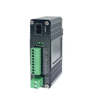 industrial grade serial rs232 rs485 rs422 to fiber converter with sfp slot bidirectional high speed optic modem serial extender