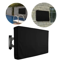 high quality oxford black television case outdoor tv cover weatherproof dust proof microfiber tv screen protector