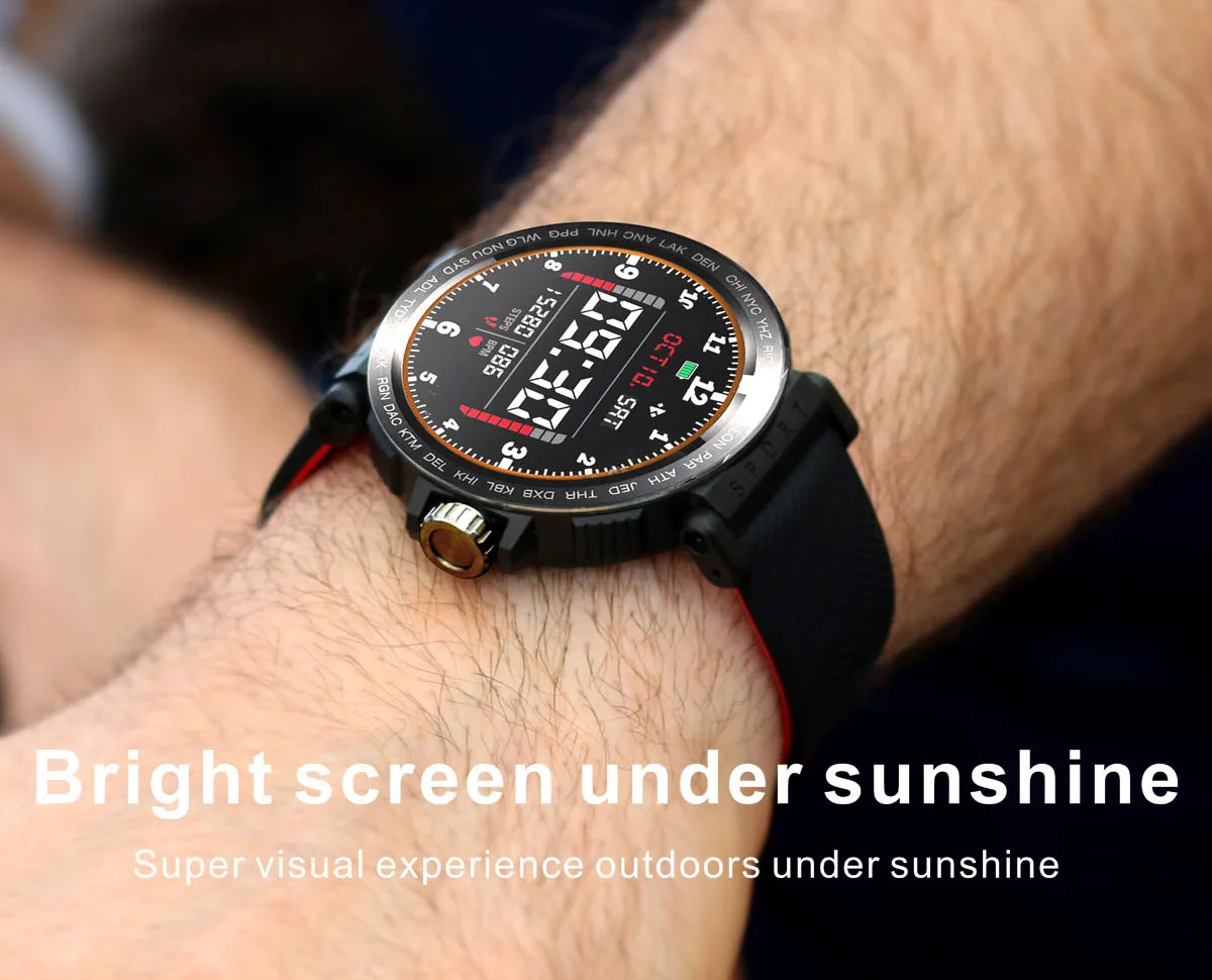 S18 Смарт-часы Полный Экран сенсорный IP68 Водонепроницаемый мужские спортивные