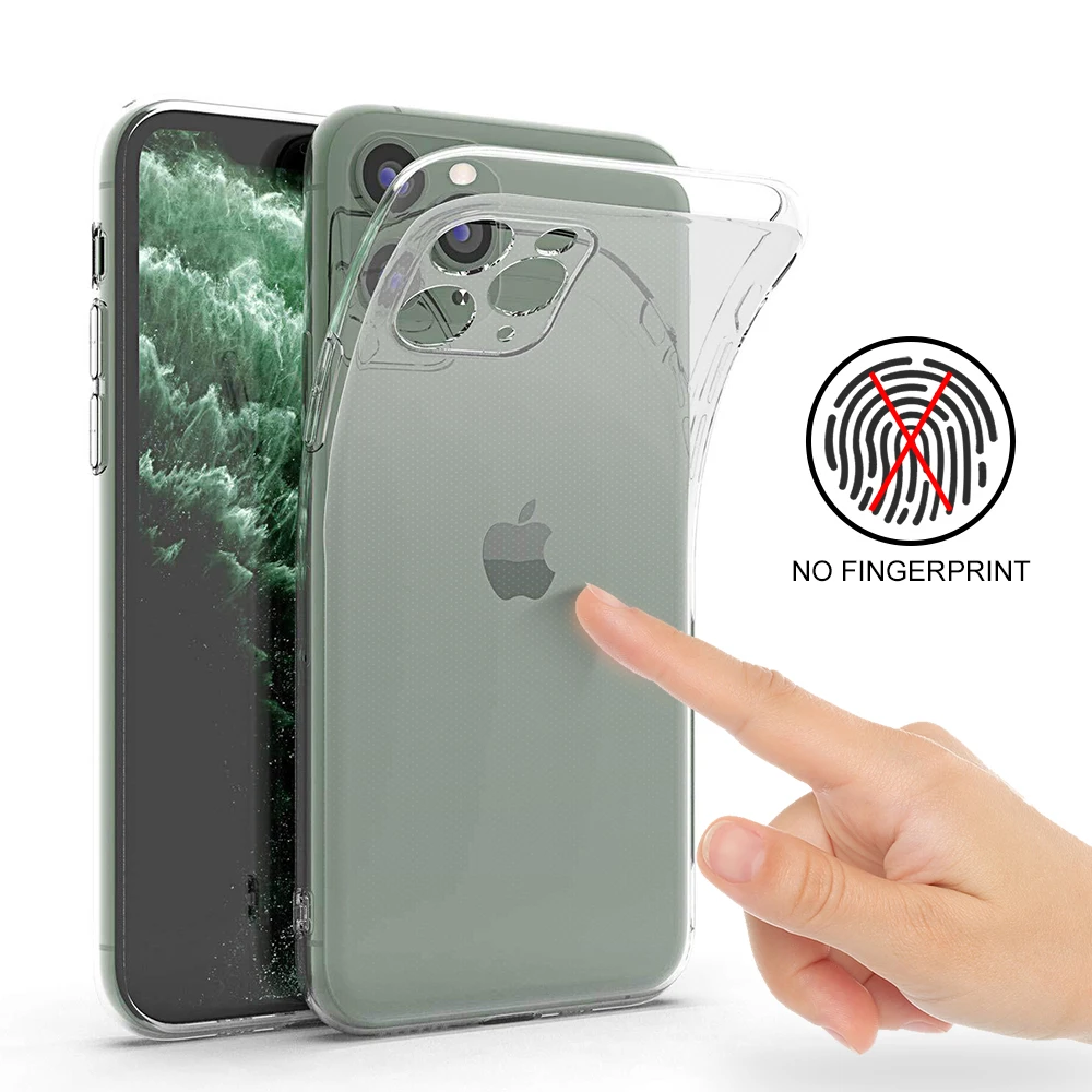 Матовый Прозрачный чехол для Apple iPhone 11 Pro Max SE 2 2020 SE2 X XS XR 8 Plus 7 6 6S Силиконовый
