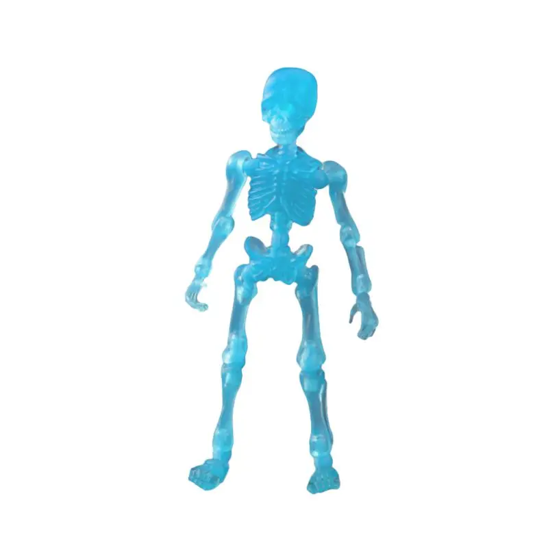 

Cute Fashion Mr. Bones Pose Skeleton Simulated Skull Model Mini Figure Kids Children Toys Collectible Gifts