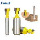 Набор концевых фрез с хвостовиком 14-12 дюйма, диаметр лезвия 38-12 дюйма, Т-образные фрезы для гравировки