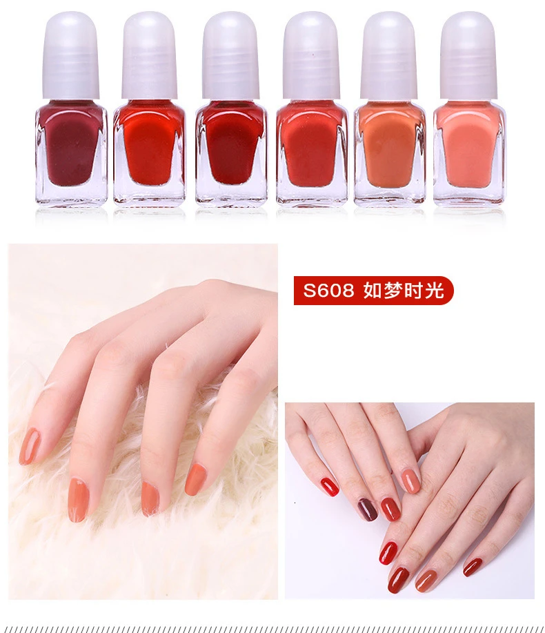 DORDOSUN 6 шт. лак для ногтей Быстросохнущий Сияющий Блестящий ногтей|Лак ногтей| |