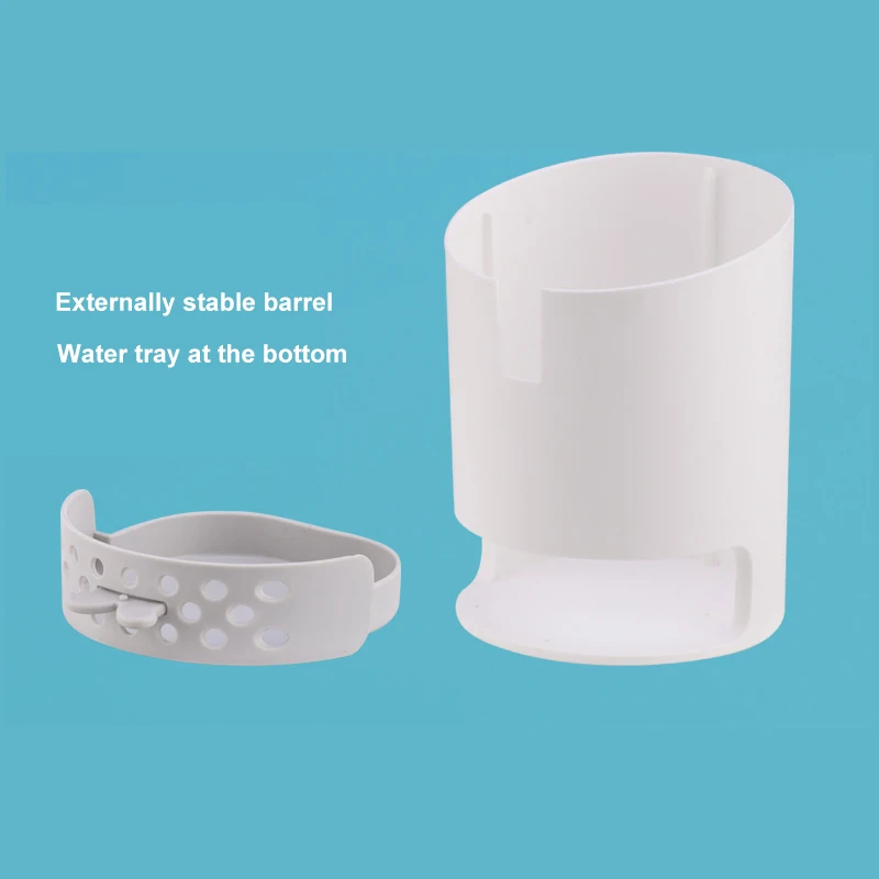 

Silicone Head Toilet Brush Hollow Drain Tray TPR Round Flat Brush Toilet Holder Bathroom Wc Accessories Cleaning Brushs Set