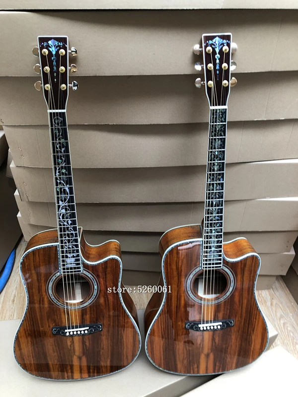 Оригинальный изготовитель высокое качество 41 дюйм деревянная акустическая