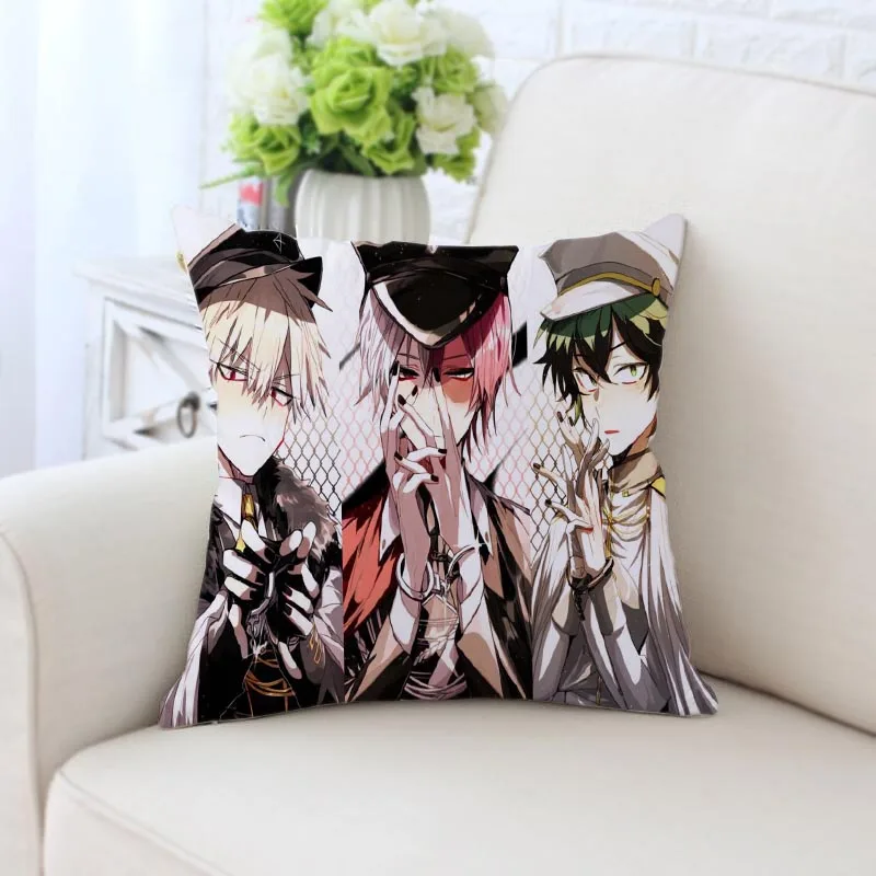 

Custom My Hero Academy Pillowcase Square Zippered Home Decorative silk Pillow Cover Wedding Two Sides Printed Pillowcases