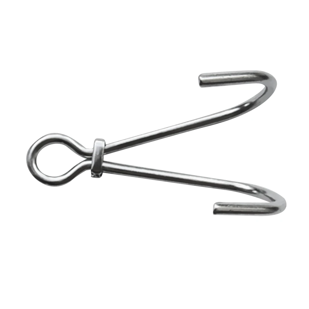 13 5 см безопасности подводное погружение двойной рифовый крюк для подводной