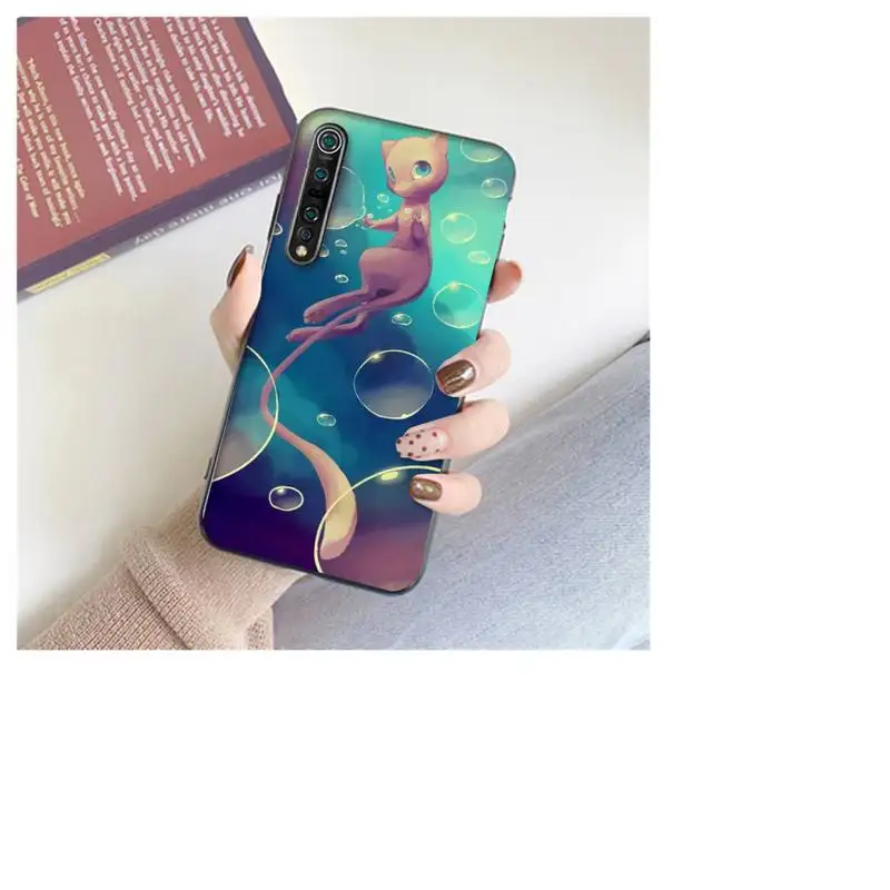 

LJHYDFCNB Mew Black Soft Phone Case For Xiaomi 8 9 Se 10 10pro Note 2 3 10 MIX2 S MAX2 3 F1 5X