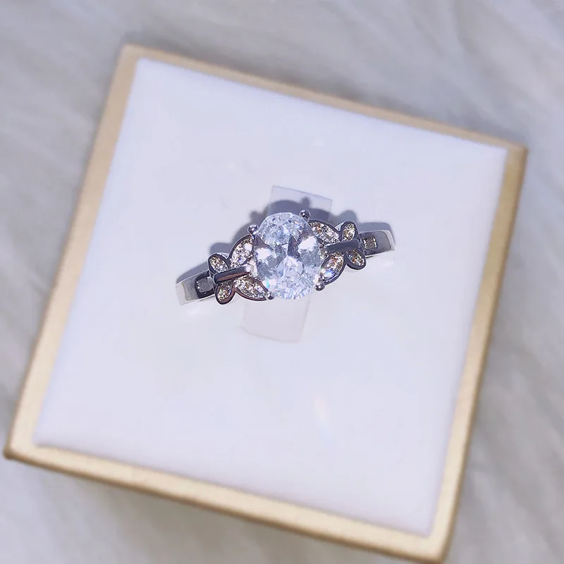 Новое кольцо с инкрустированным бантом в европейском и американском стиле