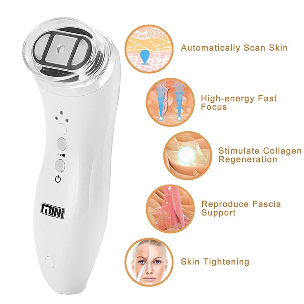 Beauty Star Ultrasonic Bipolar RF Radio Frequency Lifting Face Skin Care Massager Mini Hifu Anti Wrinkle Tightening Device