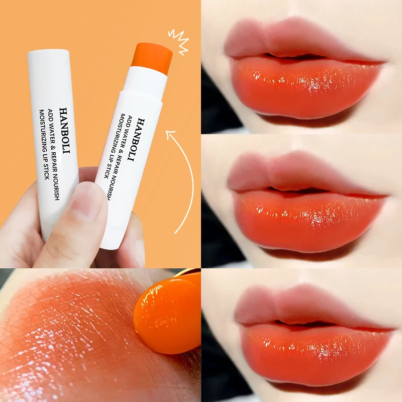 

2Colors Lip Balm Natural Long-lasting Moisturizing Anti-Cracking Color changing lip balm Deep Hydration Cosmetic