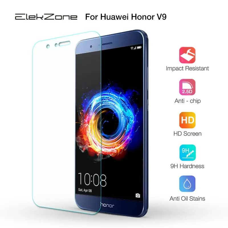 9H 0 3 мм толщина 2.5D Премиум Закаленное стекло пленка для huawei Honor V9 протектор экрана