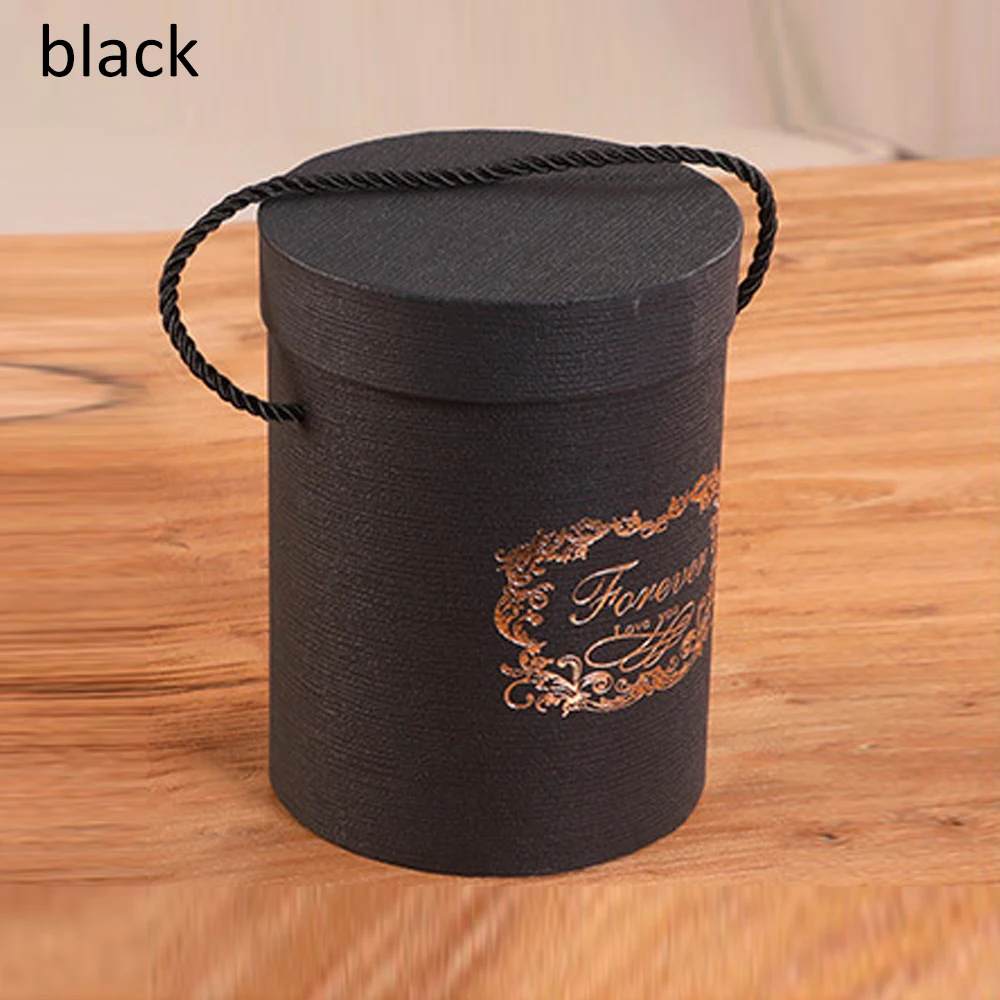 Бумажные коробки с круглыми цветами на День святого Валентина подарочная