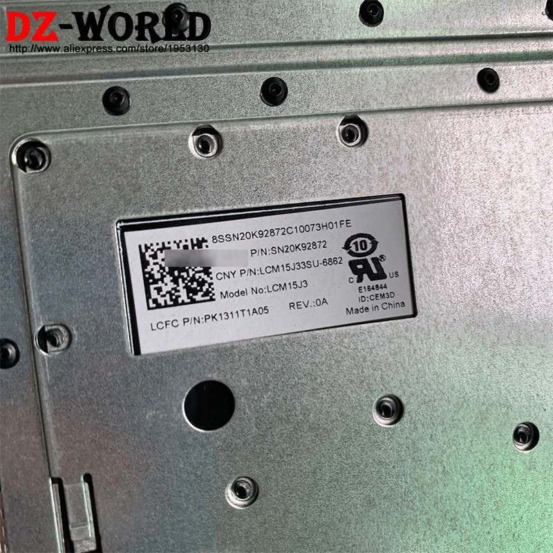 Новый корпус C черный верхний с сенсорной панелью русской клавиатурой для