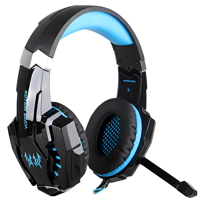 Kotion Each Gaming Headset 7.1 USB Surround Sound PC Gamer Headphone For Computer With Microphone LED Light | Электроника