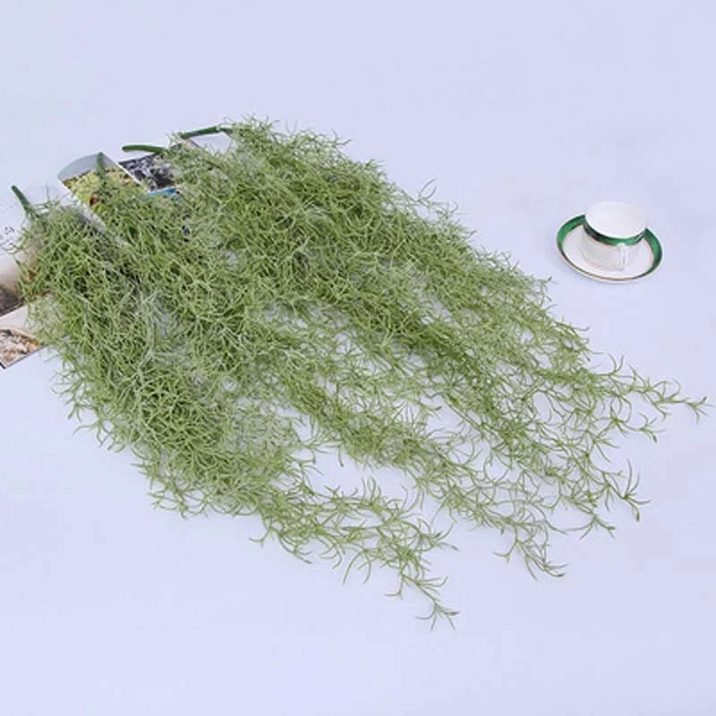 

Artificial Plants 85cmAir Grass Rattan Green Plants Home Wall Hanging Wedding Scene Arrangement Garden Hanging Basket Decoration