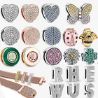 2020 новый 925 стерлингового серебра сверкающий цветок сердце Форма клип, очаровательные, подходят к оригиналу Pandora, отражение браслеты для женщин, сделай сам, ювелирное изделие