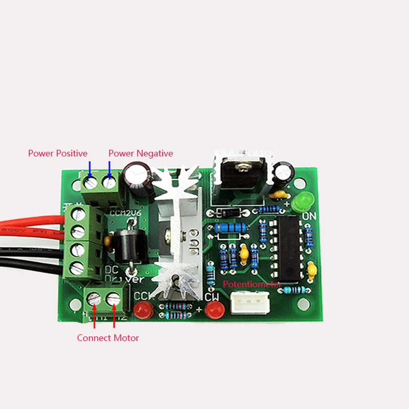 CCM2 Motor Governor PWM DC Speed Controller 120W 10V 12V 24V 30V Reversing Switch | Обустройство дома