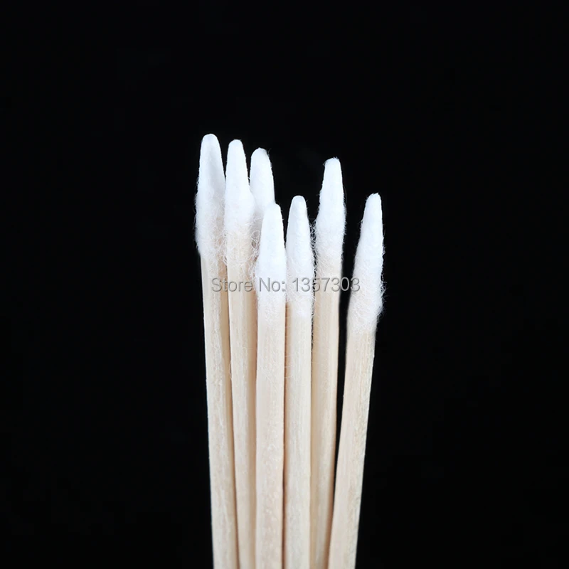 100 шт. деревянные ватные палочки для перманентного макияжа 7 см|Аксессуары