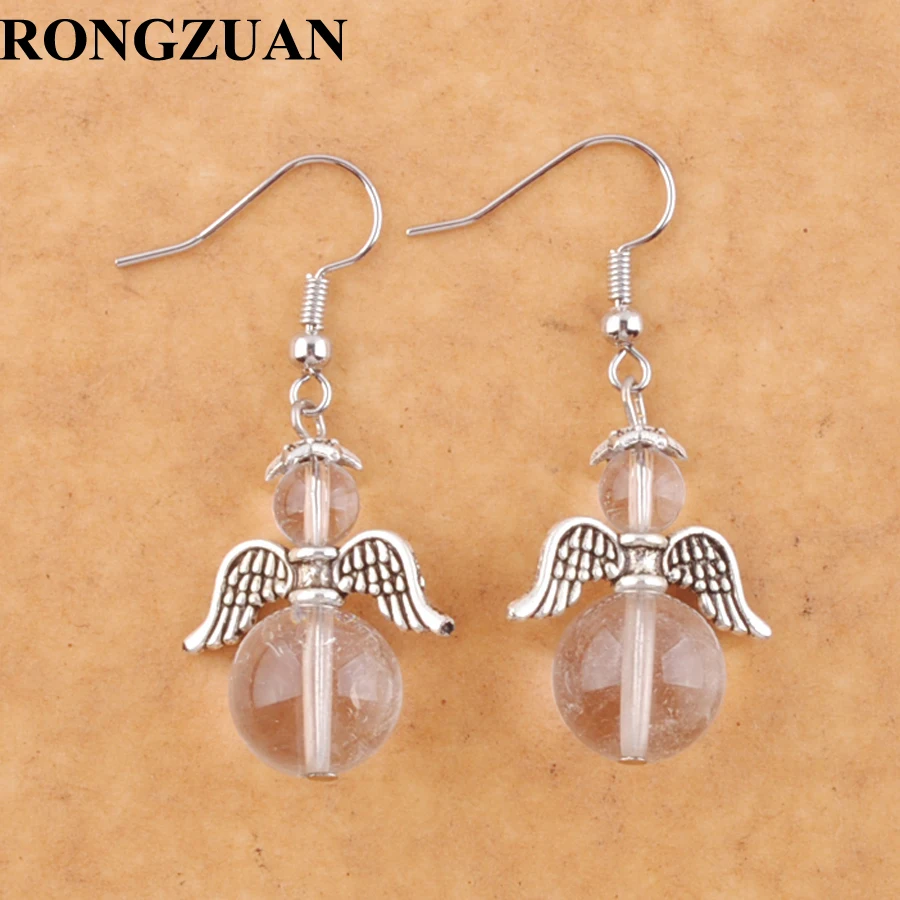 Натуральные висячие серьги Модные ювелирные изделия подарок кварцевые