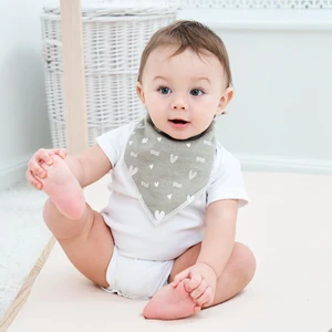 Детские нагрудники для мальчиков и планшетов с рисунком животных треугольные хлопковые детские шарфы для еды воротник Детские аксессуары