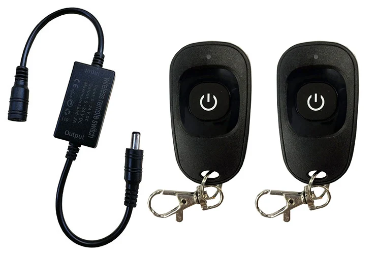 Wireless remote control switch 433mhz relay RF 5V 12V 24V DC power Adapter connector plug Controller receiver transmitter | Обустройство