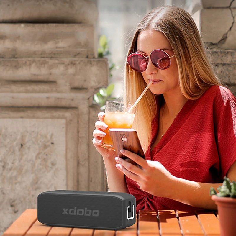 

Xdobo Wing2020 Portable Bluetooth Speaker IPX7 Outdoor Waterproof Subwoofer TWS Soundbox Music System Center caixa de som Column