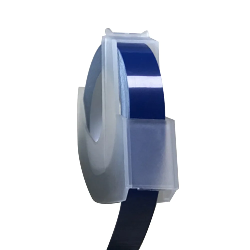 

1pcs 3m*9mm 6color Concave Convex Manual Label Tape for Dymo 12813 12814 1610
