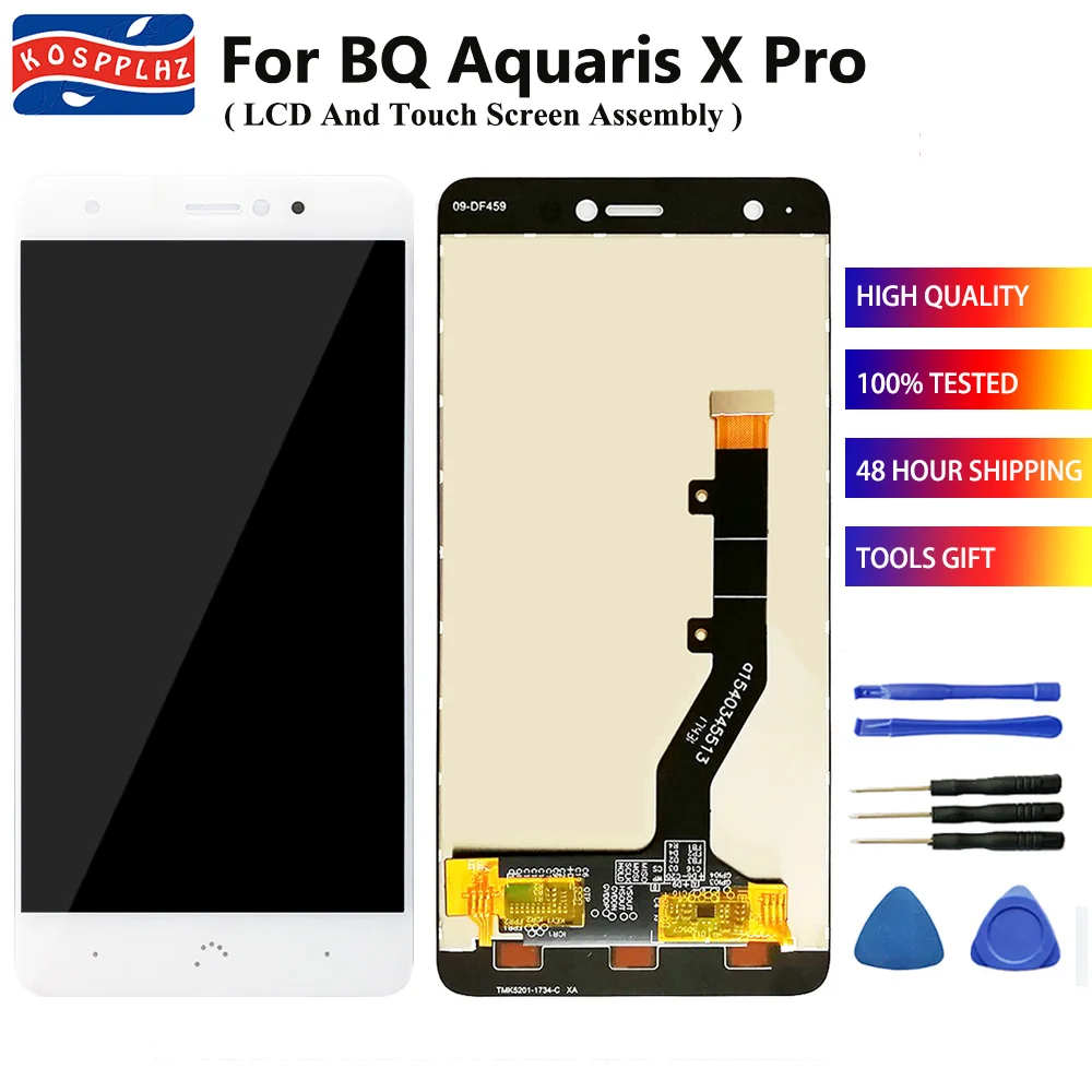 KOSPPLHZ 100% протестированный для BQ Aquaris X Pro ЖК дисплей и сенсорный экран в сборе