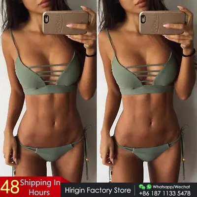 Сексуальное бикини для женщин 2017 пуш-ап купальник бикини-бандо Бикини размера