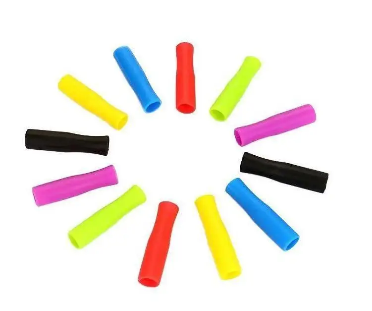 

Silicone Tips For Stainless Steel Straws Tooth Collision Prevention Straws Cover Silicone Tubes Wholesale