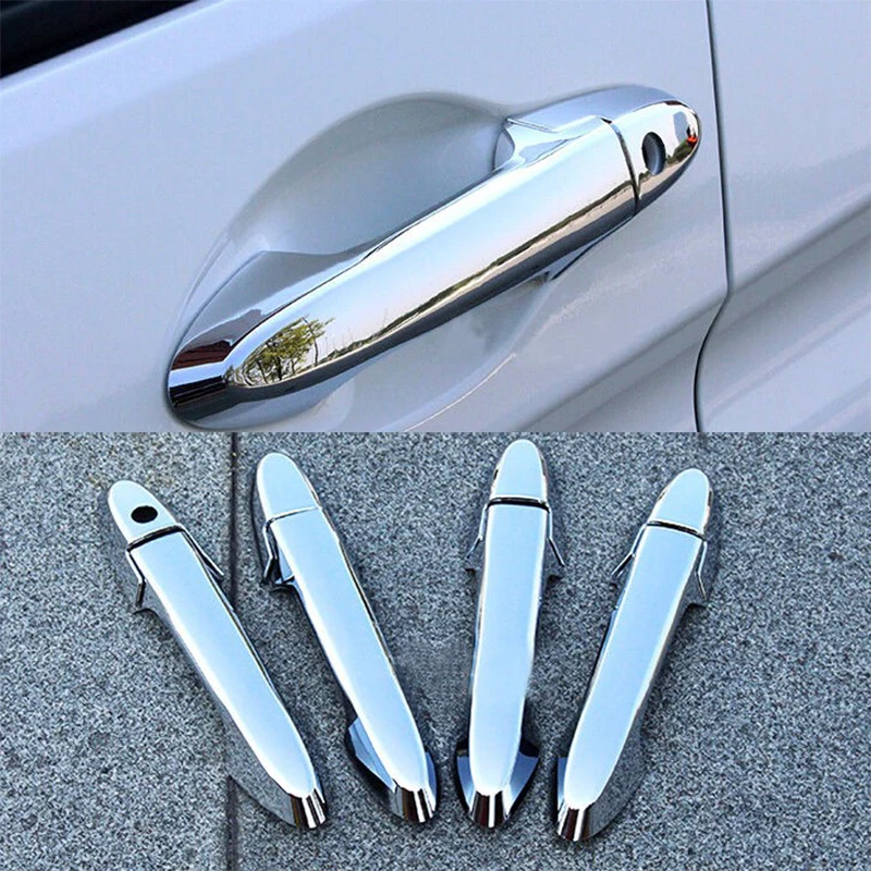 8 шт. хромированные накладки на дверные ручки для Honda City 2014 2015 2016|door handle cover|for hondadoor