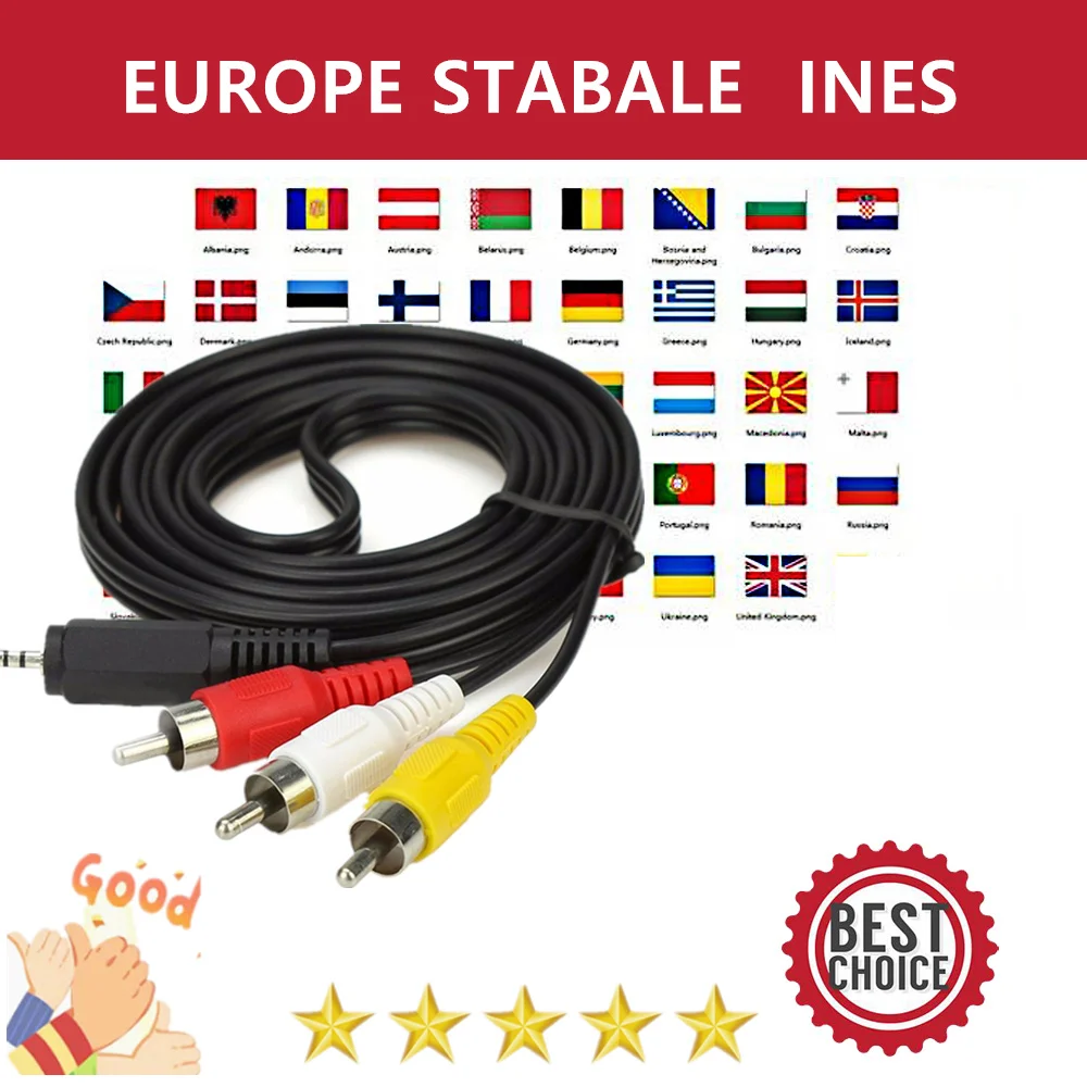 

Europe 2021 Most Stable Cable for Germany Poland Receptois com patible with speaker