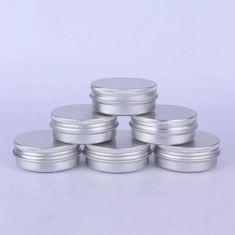 Металлические алюминиевые пустые косметические контейнеры 30 мл банка для свечей