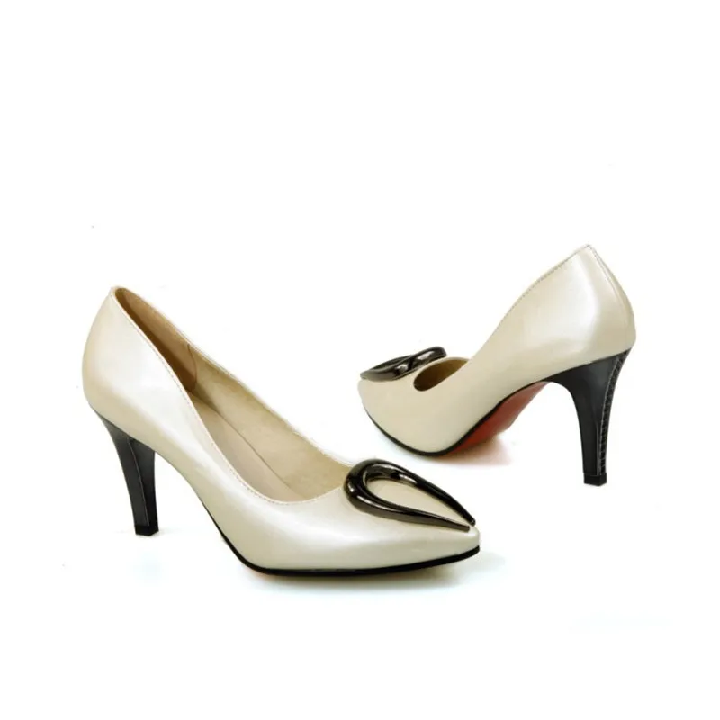 Женские туфли-лодочки из микрофибры с красной подошвой и блестками на высоком