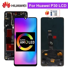 For HUAWEI P30 LCD Display Digitizer Super Amoled For Huawei P30 Touch Screen ELE-L29 ELE-L09 ELE-AL00 Replacement Parts AMOLED