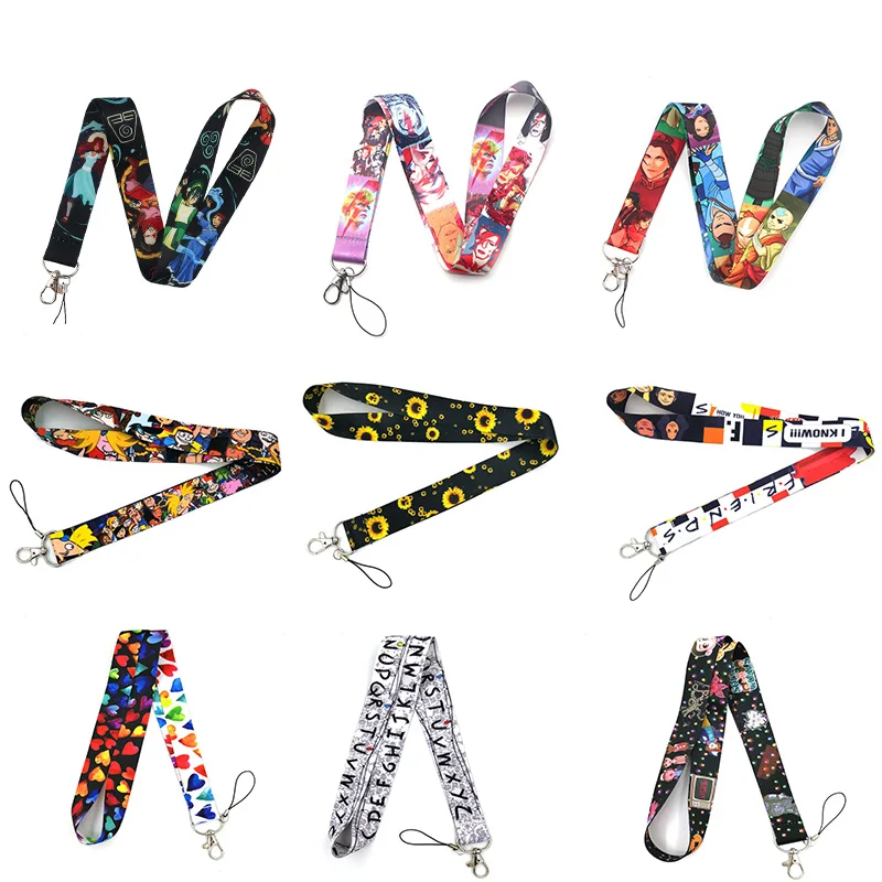 

Neck Strap Lanyards ID badge card holder keychain Mobile Phone Strap Gift Ribbon webbing necklace webbings ribbons Gifts
