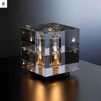 modern light luxury crystal table lamp artistic atmosphere light for living room bedroom study room decoration led table lamps